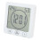 Multifunctional Indoor Thermometer Hygrometer Digital Clock ABS Compact 3