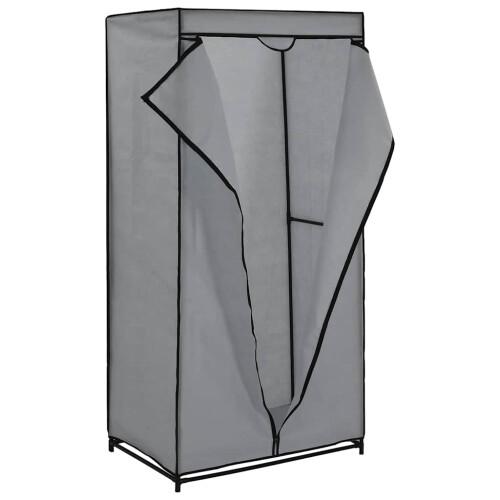 VidaXL vidaXL Kleiderschrank Grau 7550160 cm 2