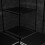 VidaXL vidaXL Eckkleiderschrank Schwarz 130 x 87 x 169 cm 6