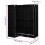 VidaXL vidaXL Eckkleiderschrank Schwarz 130 x 87 x 169 cm 7