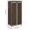 VidaXL vidaXL Kleiderschrank Braun 7550160 cm 9
