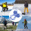 Crampons antidérapants à 5 pointes bleu M (35-41) 14