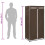 VidaXL vidaXL Kleiderschränke 2 Stk. Braun 7550160 cm 11