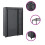 VidaXL vidaXL Faltschrank Grau 110x45x175 cm Stoff 2