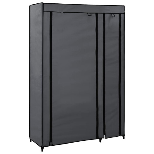 VidaXL vidaXL Faltschrank Grau 110x45x175 cm Stoff 2