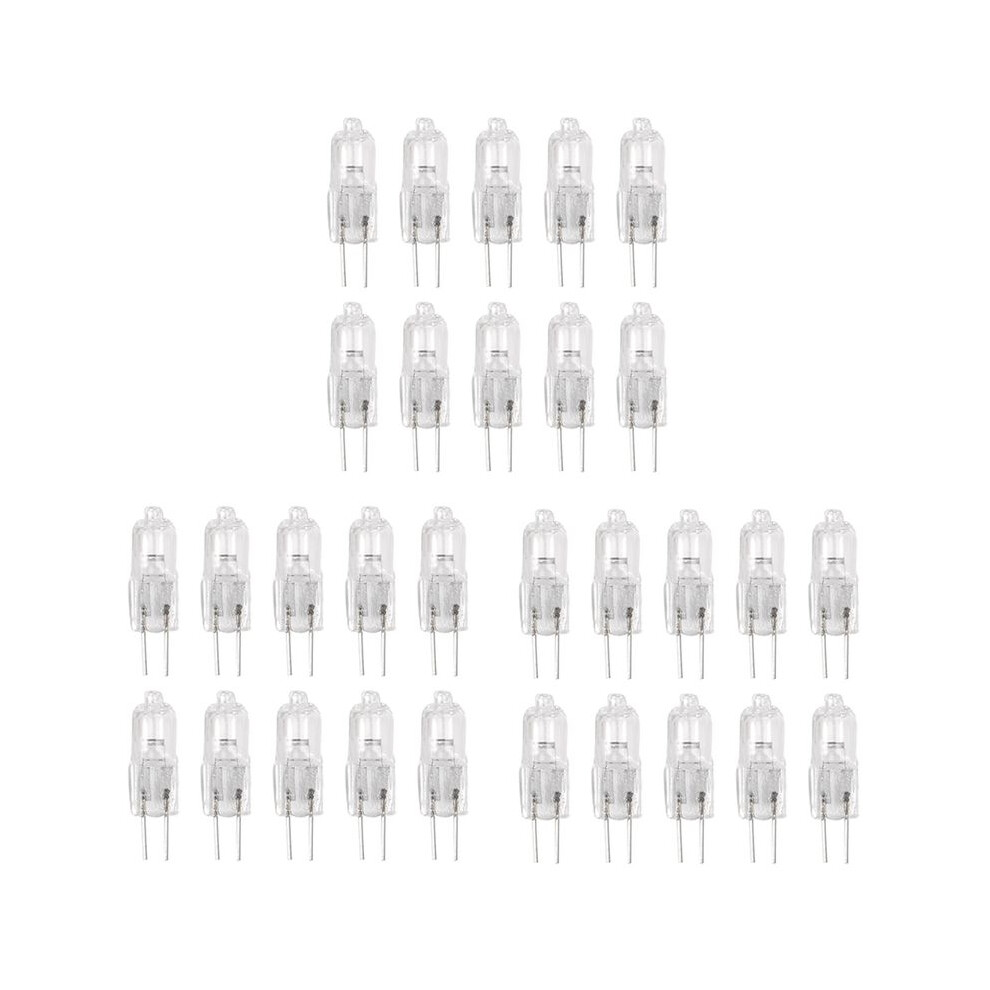 30 Pcs, G4 Halogen Lamp 12V 35W Pin Lamp Warm White 6033240918792