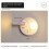 Adjustable White Wall Lamp with 350 Rotation, Backlight,  - Ideal for Hotel Bedroom, Bedside, Study & Reading 7