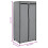 VidaXL vidaXL Kleiderschränke 2 Stk. Grau 7550160 cm 4