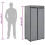 VidaXL vidaXL Kleiderschränke 2 Stk. Grau 7550160 cm 11