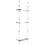 VidaXL vidaXL Telescopic Wardrobe System with Rods Aluminium Hanging Rail Storage 2