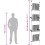 VidaXL vidaXL Telescopic Boot Rack with Rods Aluminium Storage Unit Organiser Home 9