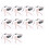 10X 3W LED Lamp Driver Electrical Transformer 85V - 265V 1