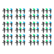 180Pcs Drip Emitter,Garden Flag Irrigation Drippers in 3 Sizes,1 GPH, 2 GPH, 4 GPH per Hour for Trees Shrubs Watering