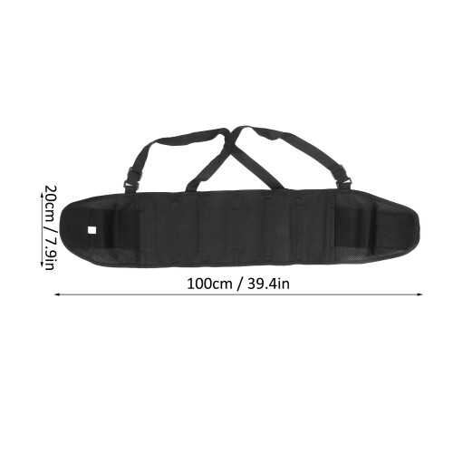 Breathable Back Support Belt for Pain Relief, Adjustable Waist Trainer 2