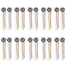 20Pcs 1157 Bay15D Lamp Holder Bulbs P21/5W Adapter Base Socket Connector Plastic Car Accessories for Brake Light
