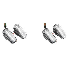 4x Car LED Dynamic Side Signal Lamp Light Turn Lamp for Accord CR-V Fit Jazz White