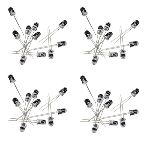 40 Pezzi 5mm IR LED Infrarossi Light Emitting Diode 1