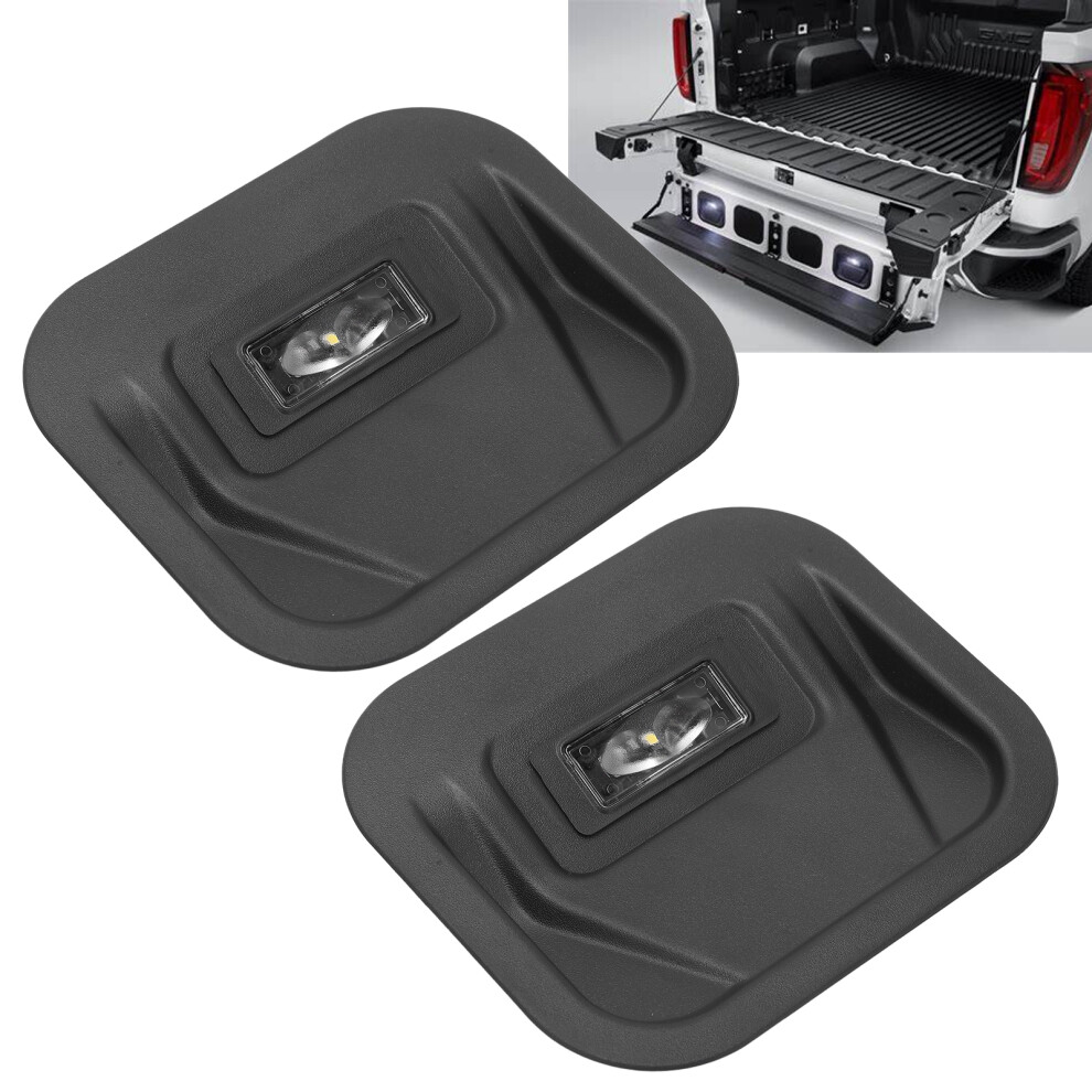 2Pcs Tailgate Step For Gmc Sierra 1500/2500/3500 Hd 2019-2021 Light 7661388252813