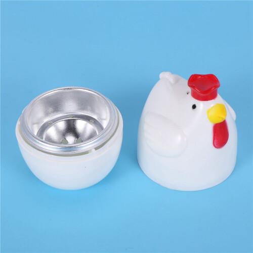 Chick-Shaped 4 Boiled Egg Steamer Steamer Pestle Microwave Egg Cooker Cooking Tools Kitchen Gadgets Accessories Tools 1