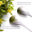 Dessert Spoon Fork Set,20 Pcs 4.7 Inch Cake Fork,Coffee Spoon, Silver Leaf Fruit Fork,(20 Spoon + 20 Fork) 1