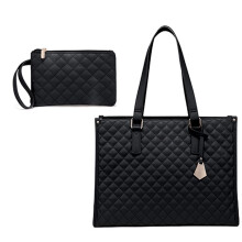 Women'S Lunch Tote, Laptop Bag with Insulated Lunch Compartment, Large Capacity Computer Tote for Work and Leisure