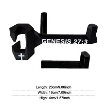 (B) Universal Twist Hook for Vehicle Bow Headrests, Tool-Free