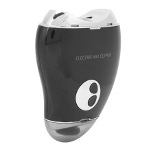 2-in-1 elektrischer Nageltrimmer Schwarz 500 mAh, 3-Geschwindigkeiten