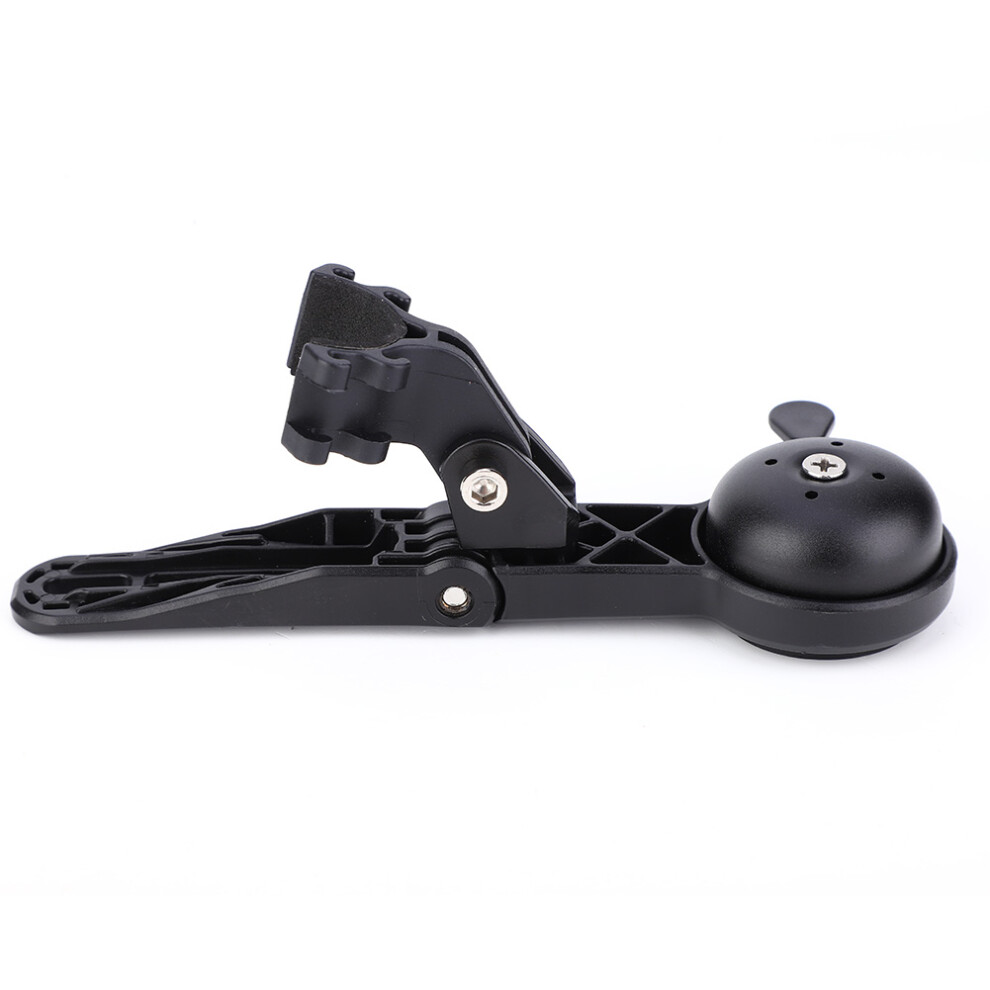 Plastic Bike Computer Bracket & Bell Holder For Mountain & Road Bicycles, Black 4681388253798