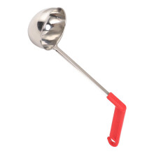 Stainless Steel Soup Ladle 240ML Anti Scald Kitchen Utensil with Curved Handle