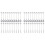Dessert Spoon Fork Set,20 Pcs 4.7 Inch Cake Fork,Coffee Spoon, Silver Leaf Fruit Fork,(20 Spoon + 20 Fork) 1