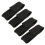 4 x Bolsa 13cm Nilon Negro para LED Linterna 1