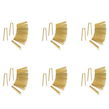 Pinzas de 300 Piezas Utensilios de Cocina Desechables Pinzas de Bambú Pinzas para Tostadas Naturales para Cocinar