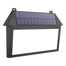 Solar Address Sign Light Outdoor Waterproof Lighted House Numbers with Number Stickers Wall Lamp for Home Garden