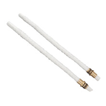 10 Stück Weinflaschen-Feuerzeugdocht-Set aus Fiberglas, Messinghalter & Verschlüsse