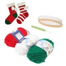 Set per telai Feltrini per maglieria di calze con uncinetto - Kit fai-da-te per il bricolage natalizio