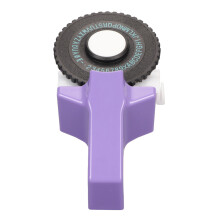 Étiqueteuse embossed portable miniature – Manuelle ergonomique, violette
