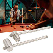 Stainless Steel Snooker Cue Tip Compressor, 14mm Round Tip Shaper & Press Tool