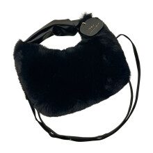 High-End Autumn and Winter Plush Crossbody Bag Versatile and Stylish Furry and High-Value Niche Handbag F