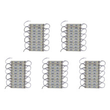 50 Sztuk 5050 SmD 3 Moduł LED Pasek LED CiąG światła Wodoodporny 12 V Zimny Biały