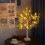1pc 24LED Simulation Tree Light Holiday Shaped Tree Light Various Activity Scene Decoration Luminous Tree White 4