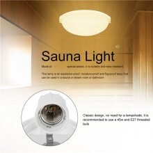 2X Tragbare Kunststoff Sauna Leuchte Baby Party Sauna Explosions Geschützte Lampe Dampf Bad Antibeschlag Leuchte für Bade Zimmer