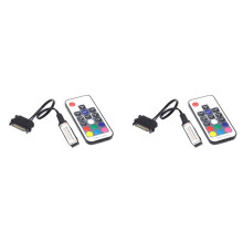 2X RF17 Keys Remote 12V Wireless RGB Controller for PC Computer Case 5050 RGB LED Strip Light