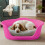 KetoPlastics Dog Bed Medium Pink Plastic Pet Bed 2