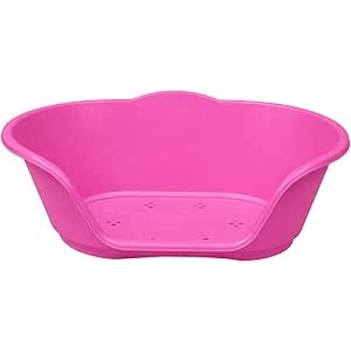 KetoPlastics Dog Bed Medium Pink Plastic Pet Bed