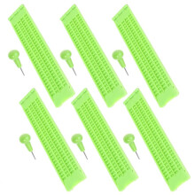 6X 4 Lijnen 28 Cellen Braille Schrijfbord met Stylus Braille Leisteen Draagbare Praktijk voor Blinden Leermateriaal
