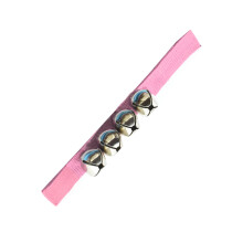Orff Wrist Band Bell Pink Adjustable Kids Toy