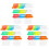 180 Pcs 2 Inch Hanging Folder Tabs and 360 Grids Inserts for Quick Identification of Hanging Files Hanging File Inserts 1