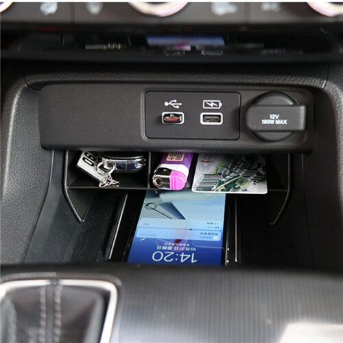 4X for 2022   11Th Center Console ABS Storage Box Armrest Box Organizer Tray 2