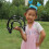 Black Hand Tambourine with Handle 1