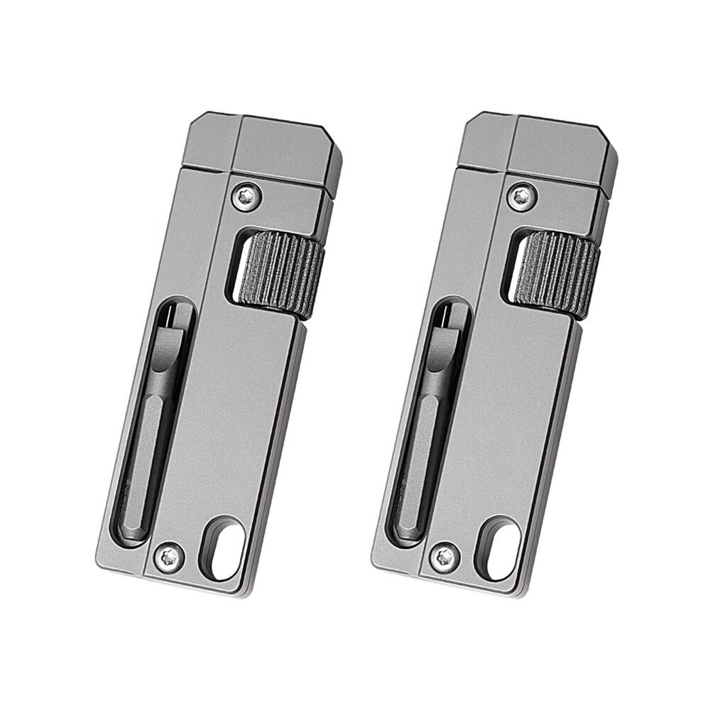 2X Titanium Alloy Adjustable Spanner Wrench, Multitool Portable Repair Tool For Outdoor Use,Multifunctional Tool 6032391530044